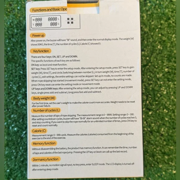 Electronic Counting Skipping Rope - Black - Picture 2 of 4